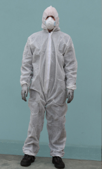 ON SITE SAFETY PP COVERALLS WHITE ( L) ( CARTON OF 50) 